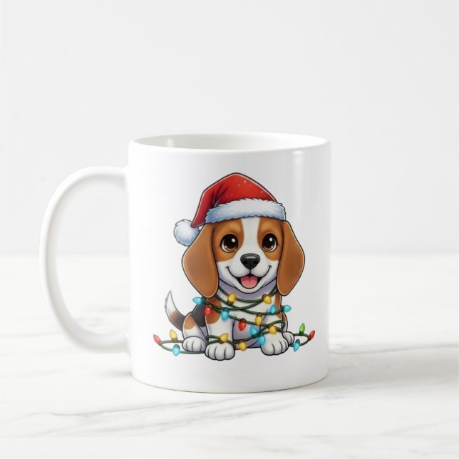 Tasse zum niedlichen Beagle (Links)