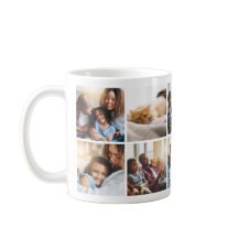 Tasse zum spielerischen Happy Family Foto Collage