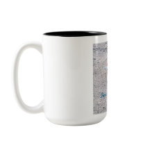 Tasse zum Thema "Urlaub am Strand" mit Seestern un