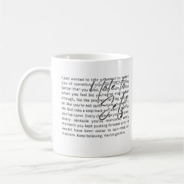Tasse zur Inspiration Zitat-Keramik, Motivierend K