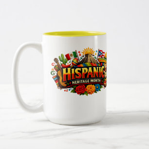Tasse zur kulturellen Feier des Hispanic Heritage