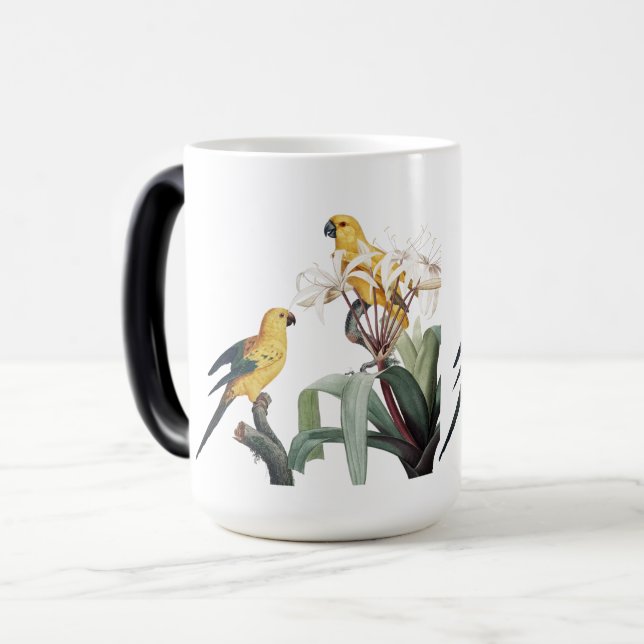 Tasse zur Liebe von Vögeln (Vorderseite Links)