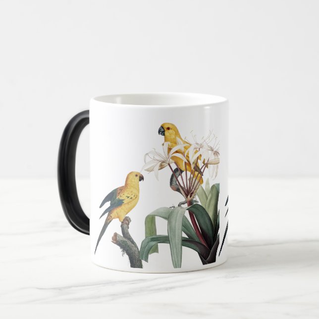 Tasse zur Liebe von Vögeln (Vorderseite Links)