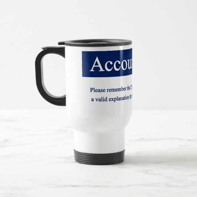 Tasse zur Rechenschaftspflicht (Links)