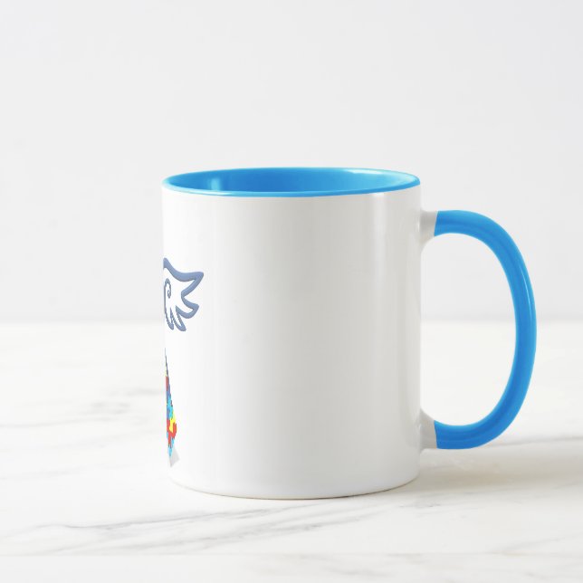 Tasse zur Sensibilisierung für Autismus (Rechts)
