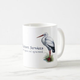 Tasse zur Werbeaktion von Hebammen oder Doula