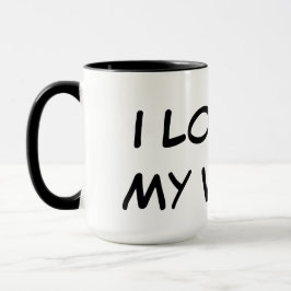 Tasse, zwei tonen, Special, Text, Schwarzgriff, Tasse