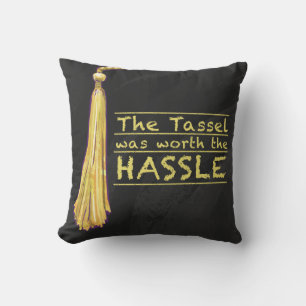 Tassel Hassle Gold Kissen