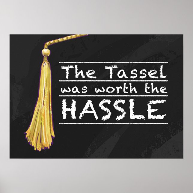 Tassel Hassle Silver Poster (Vorne)
