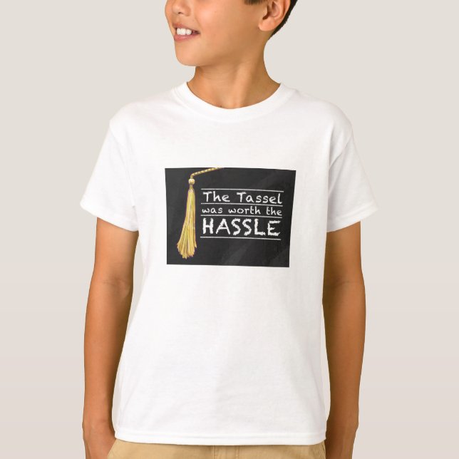 Tassel Hassle Silver T-Shirt (Vorderseite)