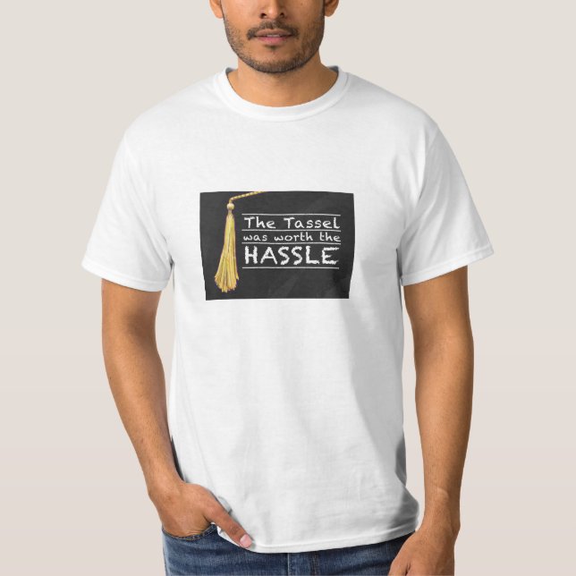 Tassel Hassle Silver T-Shirt (Vorderseite)