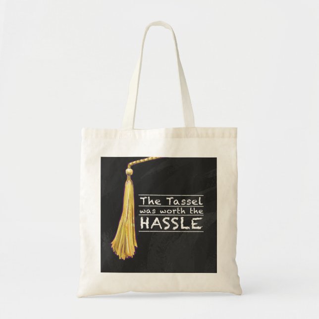 Tassel Hassle Silver Tragetasche (Vorne)