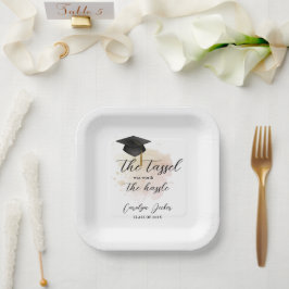 Tassel war der Hassle-Abschluss wert Pappteller