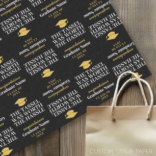 Tassel war der Hassle wert - Moderner Abschluss Seidenpapier