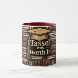 Tassel war es wert, dass es Bücher Abschluss Tasse