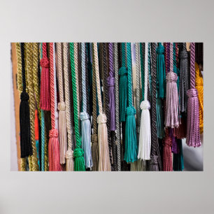 Tassels At Market Poster