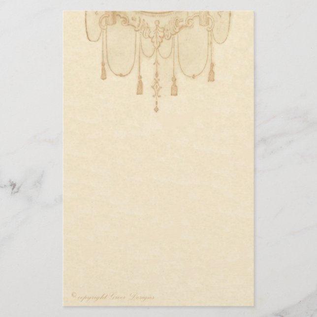 Tassels und Frills Stationery Briefpapier (Vorderseite)
