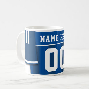 Tassen, Blau, Fußball Kaffeetasse