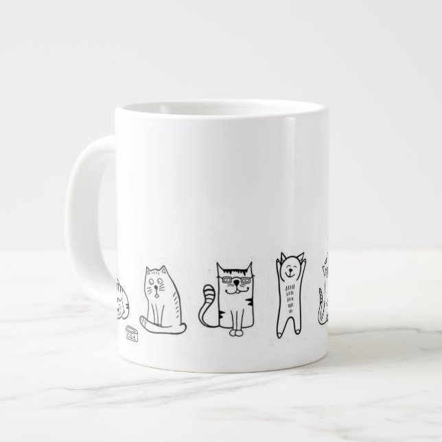 Tassen - Coole Katze (Vorderseite Links)