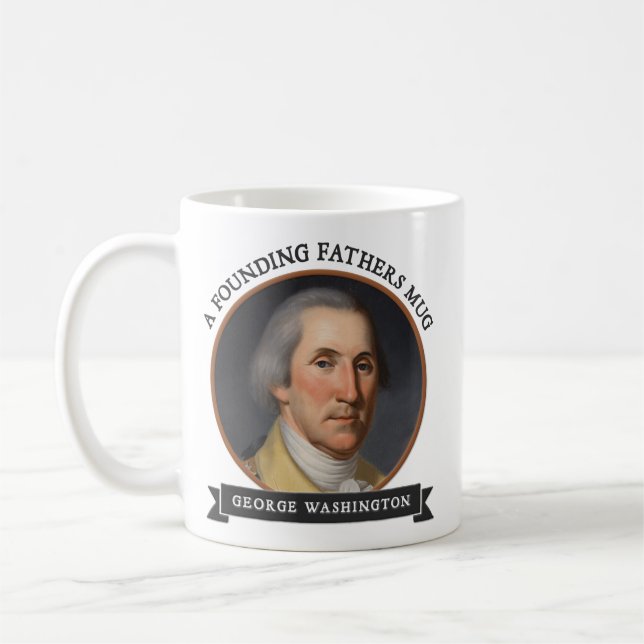 Tassen der Gründungsväter: George Washington (Links)