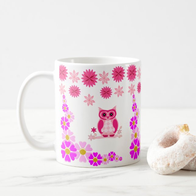 Tassen Eulen (Mit Donut)