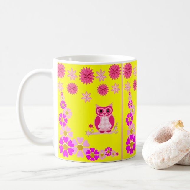 Tassen Eulen (Mit Donut)