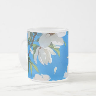 Tassen — Florale Serie Weiße Magnolien-Tassen
