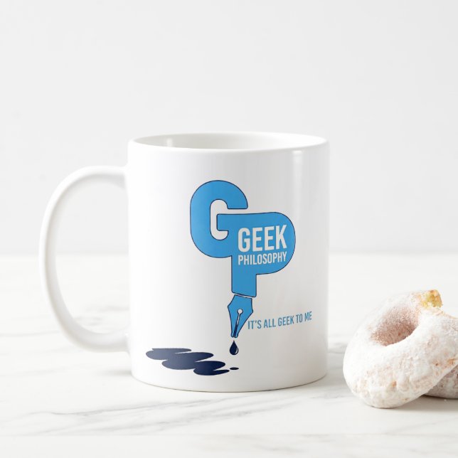 Tassen für Geek-Philosophie (Mit Donut)