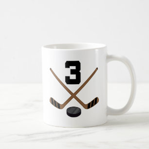 Tassen-Geschenk Eis-Hockey-Spieler-Jersey-Zahl-3 Tasse