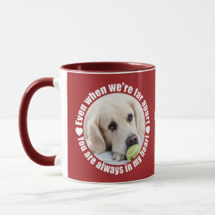 Tassen IHRER 2 FOTOS u. MONOGRAMM weit getrennt