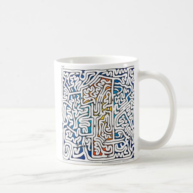 Tassen-Labyrinth eins Kaffeetasse (Rechts)