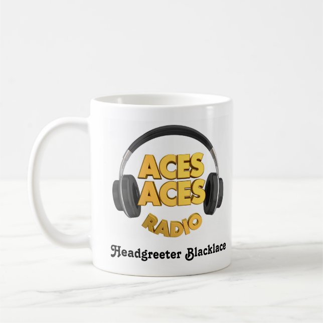 Tassen-Logo Aces Blacklace Kaffeetasse (Links)