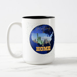 Tassen-Magie Individuelle Foto-Landeskarte Du wirs Zweifarbige Tasse