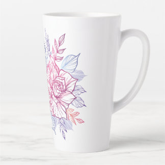 Tassen mit Blumenstrauß