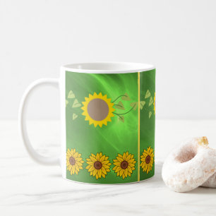 Tassen Sonnenblumen