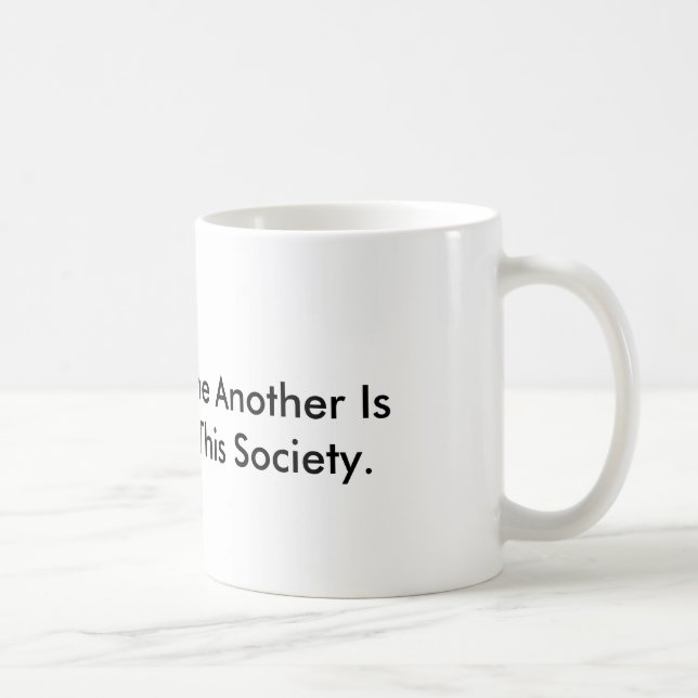 Tassen-Sprichwortrespekt ist Widerstand in dieser Kaffeetasse (Rechts)