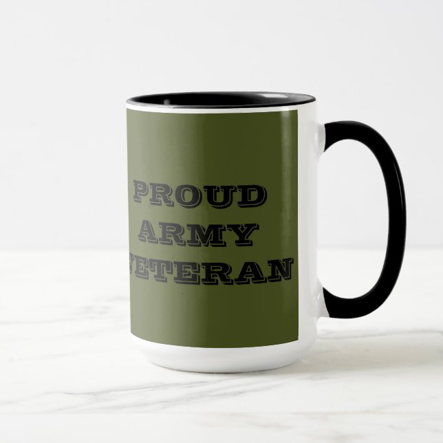 Tassen-stolzer Armee-Veteran Tasse (Rechts)