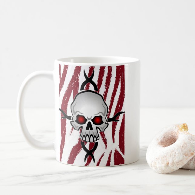 Tassen Totenköpfe (Mit Donut)
