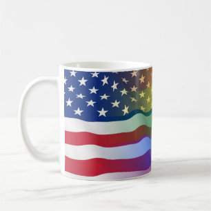 Tassen - USA-Flagge LGBT-Flagge