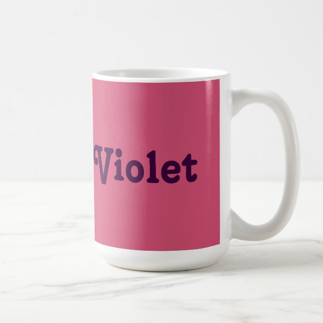 Tassen-Veilchen Kaffeetasse (Rechts)
