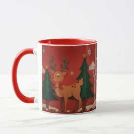 Tassen-Weihnachtsreh Tasse