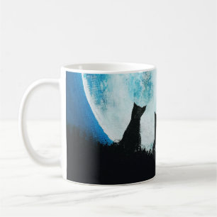 Tassen-Wolf-Mond Kaffeetasse