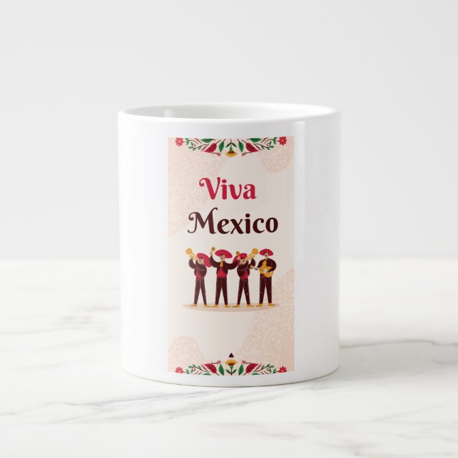 Tassencaffeeprobe viva mexiko  Jumbo-Tasse (Vorderseite)