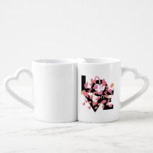 Tasses DUO Coeur, Motiv LOVE creashop_line