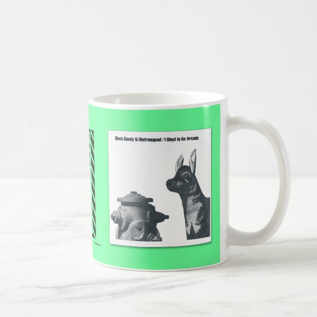 Tasseschwarzer RandyArcade Dangerhouse Tasse (Rechts)