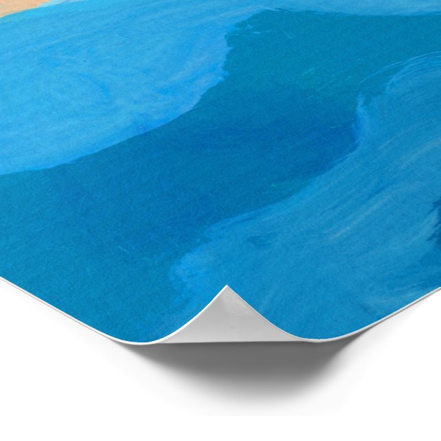 Tassie Bay - Tasmania Coastal Landscape Poster (Ecke)