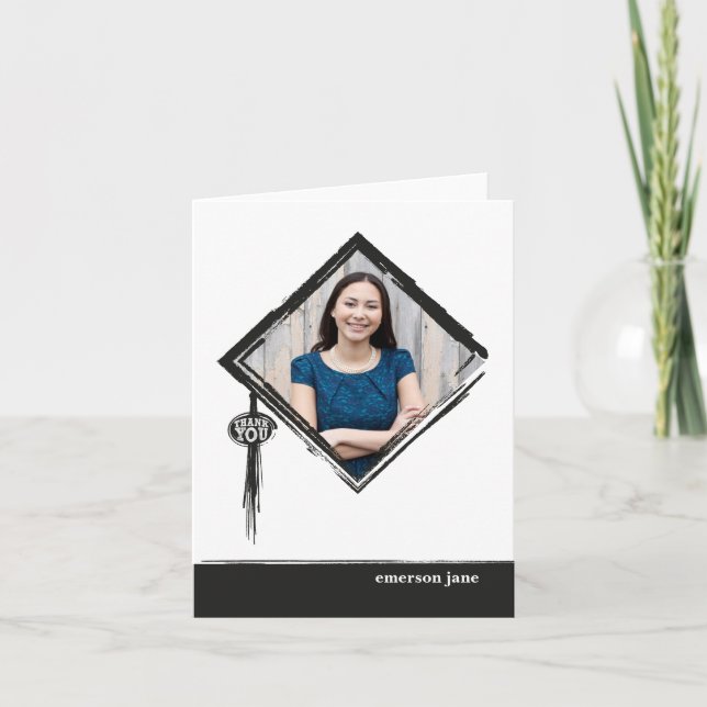 Tassle Notecard Dankeskarte (Vorderseite)