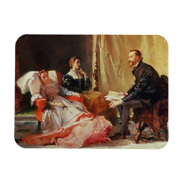 Tasso und Elenora D'Este Magnet (Horizontal)