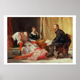 Tasso und Elenora D'Este Poster