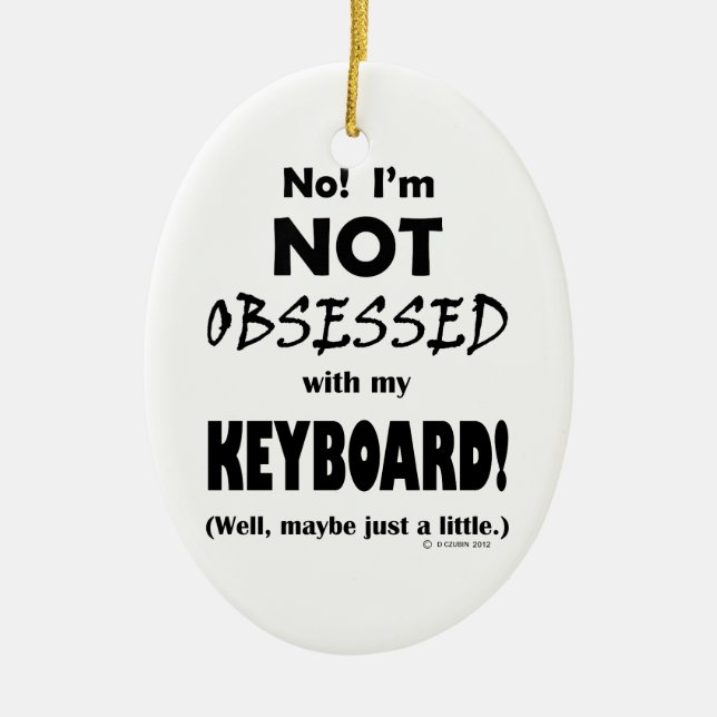 Tastatur, besessen keramikornament (Vorne)